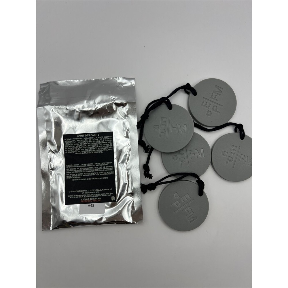 Frederic Malle Saint Des Saints Rubber Incense .32 Oz /9g x 5 Brand New